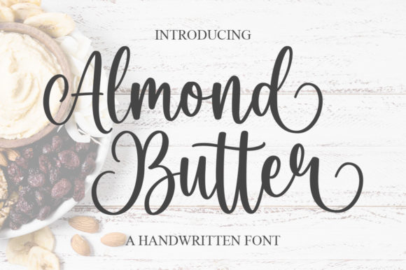 Almond Butter: A Delicate Handwritten Font for Modern Design