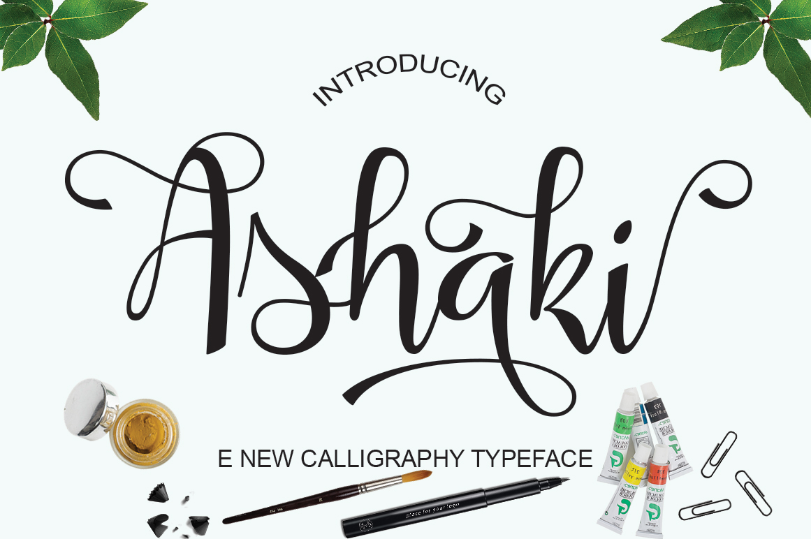 Asyaki: A Stunning Handwritten Font for Modern Design