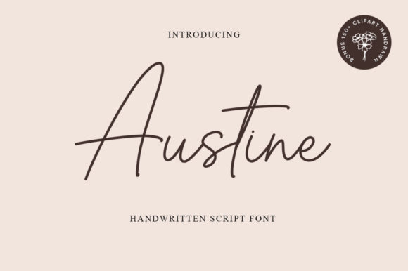 Austine: The Elegant Handwritten Font for Refined Design