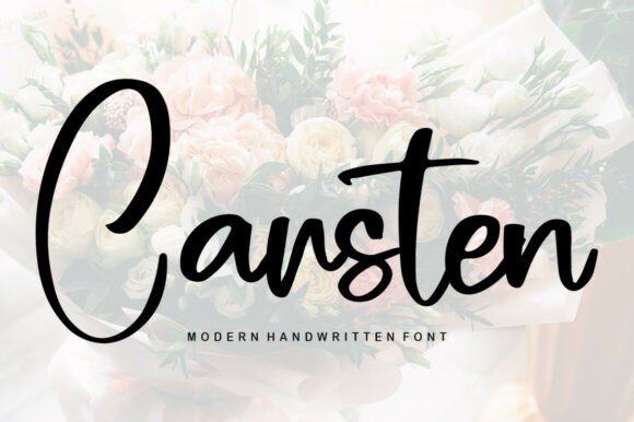 Carsten: A Handwritten Font for Modern Design