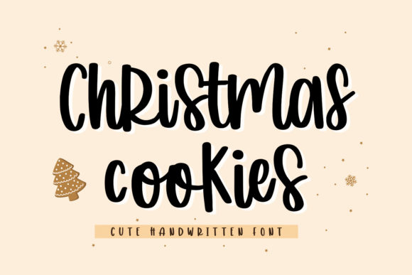 Christmas Cookies: A Font That Whimsy to Your Designs