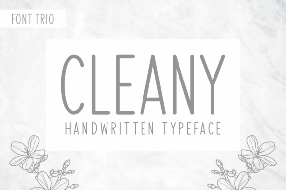 Cleany: A Handwritten Font for Authentic Design