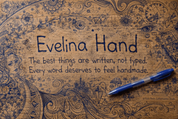 Evelina Hand: Authentic Typography for Heartfelt Design