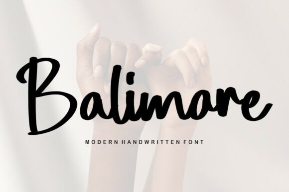 Exploring the Elegance of Balimore Font