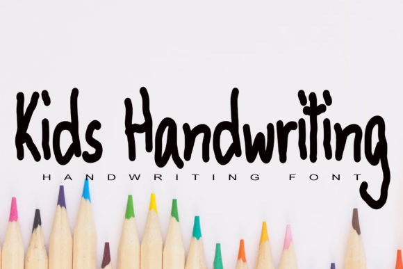 Kids Handwriting: A Designer's Go-To Font for Authenticity