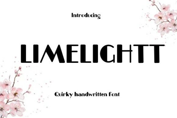 Limelightt: A Playful Font to Steal the Show