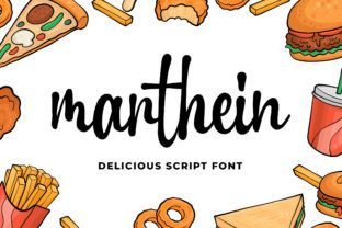 Marthein: A Playful, Delicious Handwritten Font for Modern Design