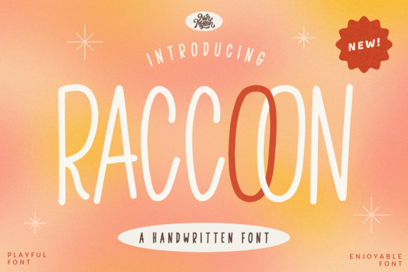 Raccoon Font: A Handwritten Touch for Authentic Designs