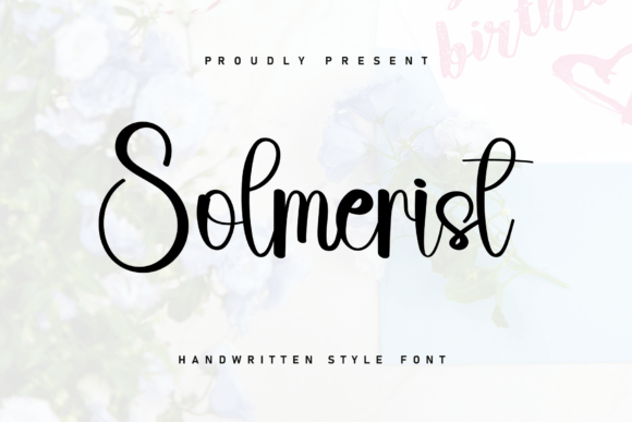 Solmerist: The Marker-Style Font for Modern Branding