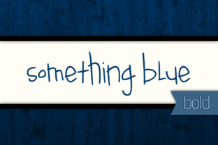 Something Blue Bold: A Quirky, Legible Handwritten Font