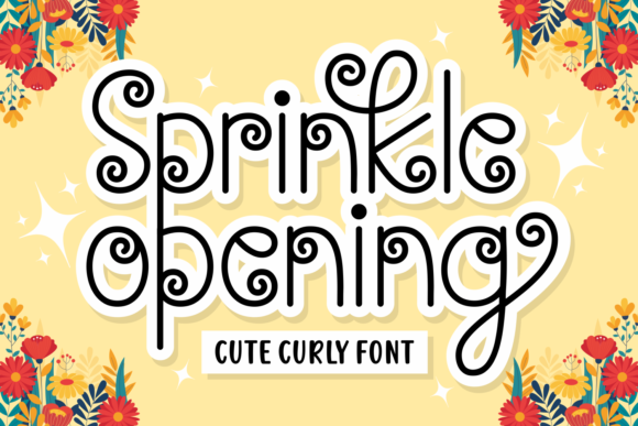 Springkle Opening: A Font That Injects Personality and Fun