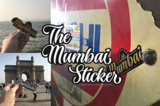 The Mumbai Sticker: A Bold Font for Dynamic Design